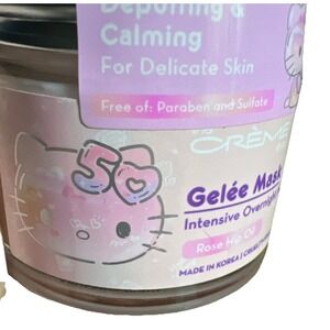 Crème Shop x Sanrio Hello Kitty Overnight Moisture Mask Deputing & Calming Rose‎